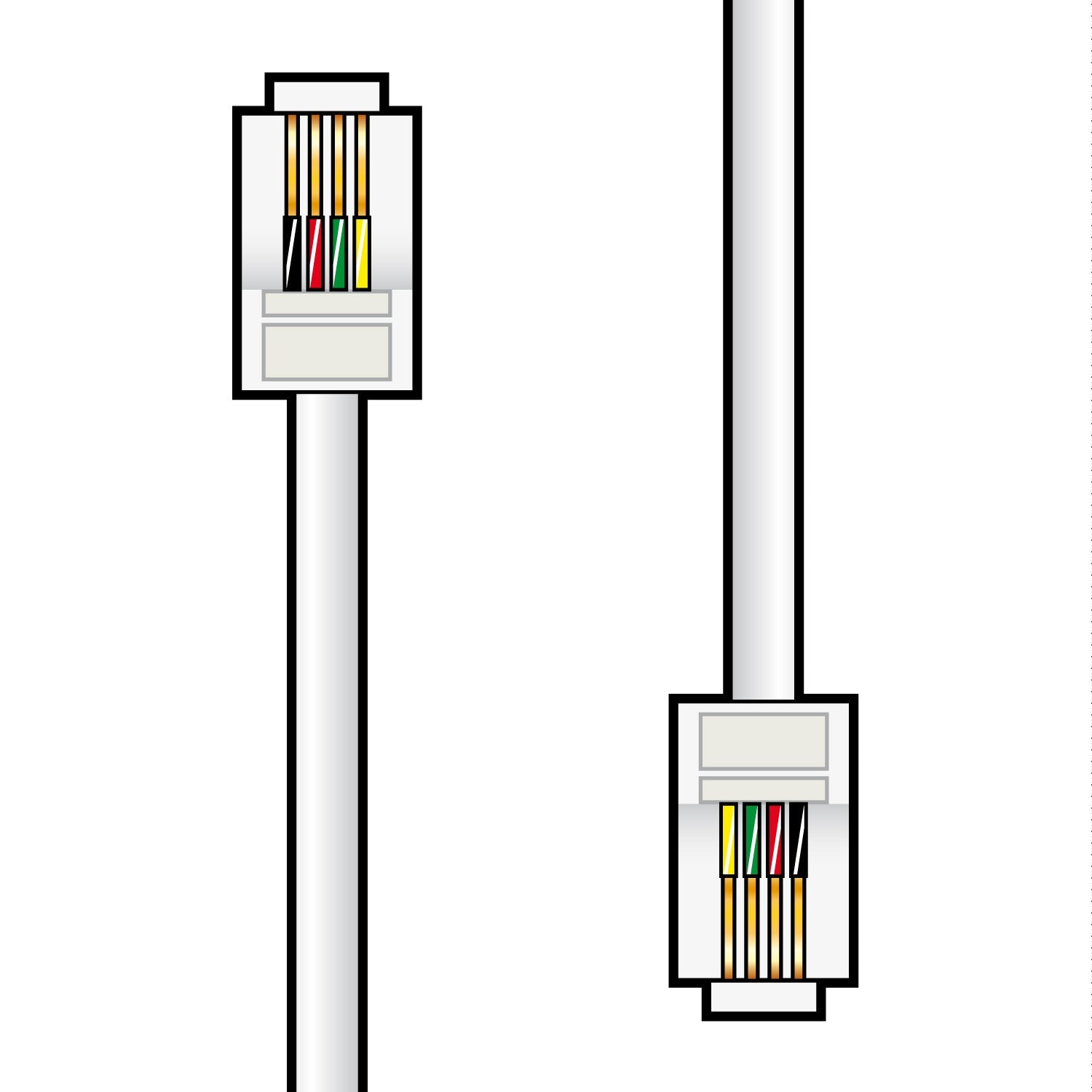 AV:Link ADSL Modem Cable, RJ11 to RJ11