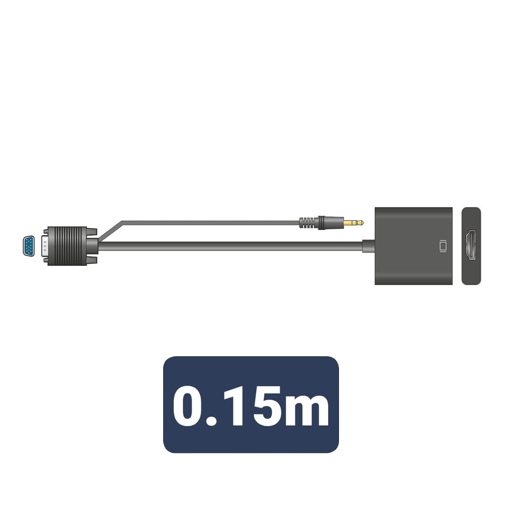 AV:Link VGA to HDMI Video DAC Converter Adapter With Audio