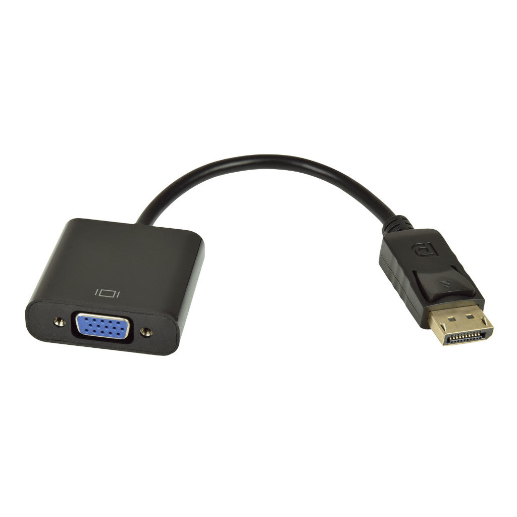 AV:Link Display Port Plug to VGA Socket Video Monitor Adapter Converter