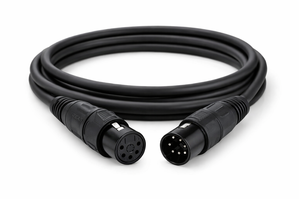 Netflex Tour Grade 5-Pin XLR Cable (DMX / AES) – Professional Lighting & Audio Cable